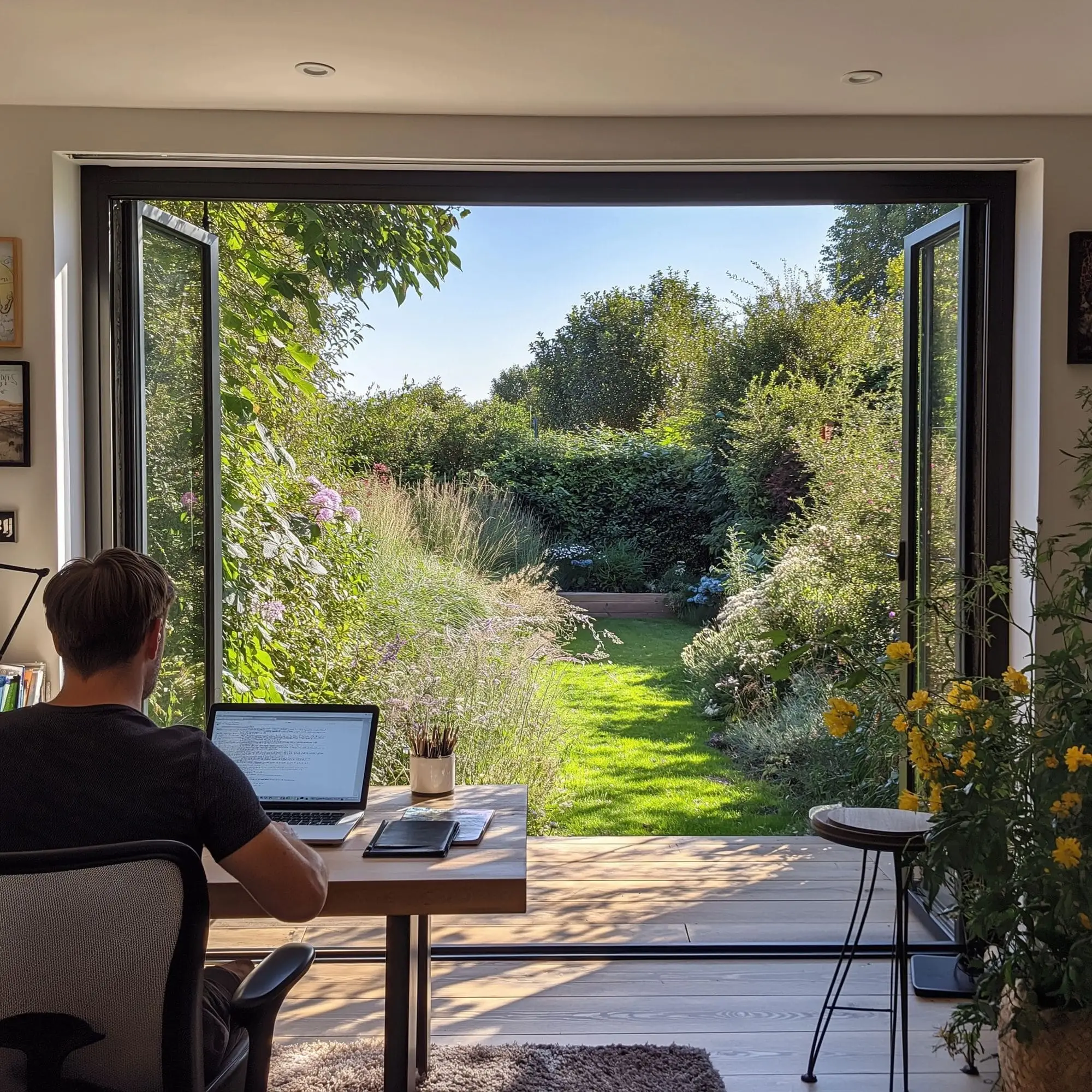 WiFi and Cat6 internet in garden room