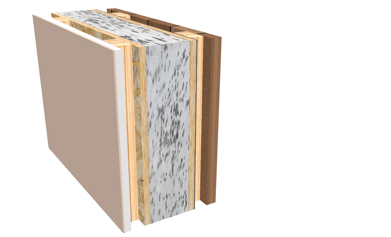 Wall SIPs construction