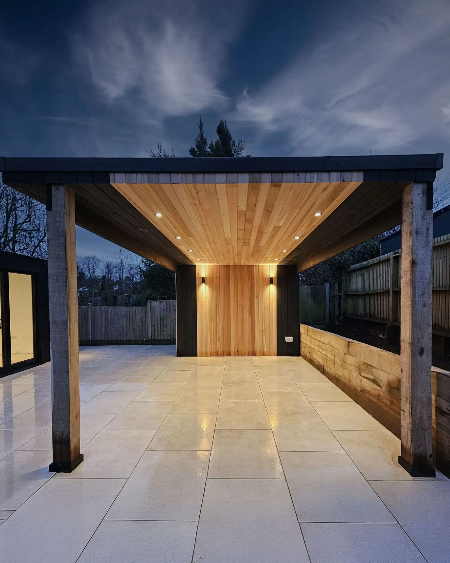Garden shelter square on view