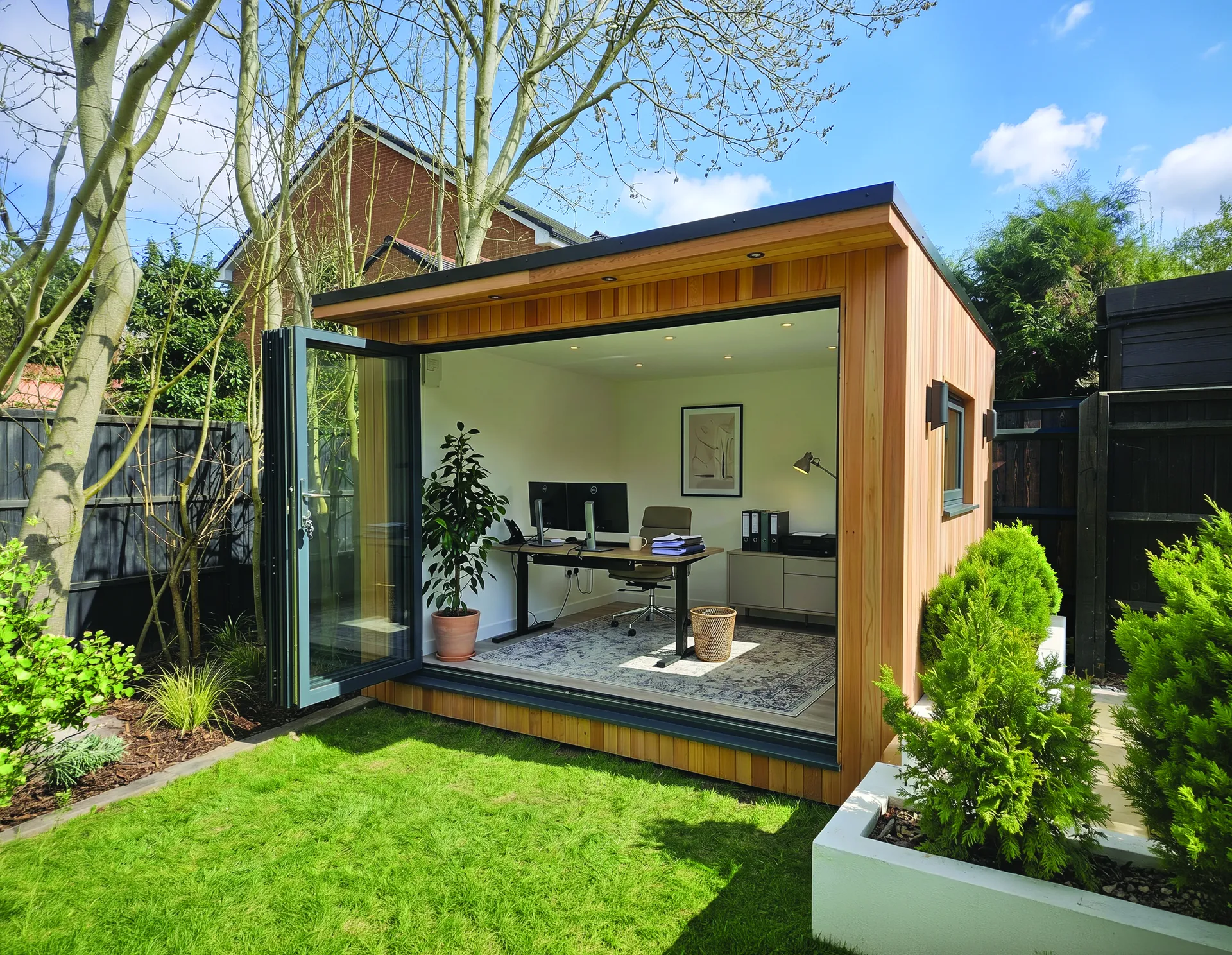 Garden Office — Dan & Tamsin, Thorpe by The Green Rooms